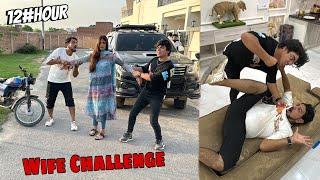 Wife Challenge in 12 Hours | Larki Kay Peachy Larai Hogai 