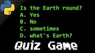 Python quiz game 