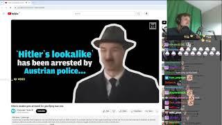 Forsen Reacts to Hitler’s double gets arrested for glorifying Nazi era