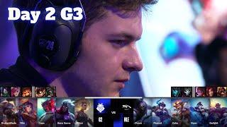 G2 vs HLE | Day 2 LoL Worlds 2024 Swiss Stage | G2 Esports vs Hanwha Life full