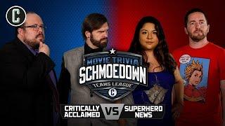 Critically Acclaimed vs Superhero News | Movie Trivia Schmoedown