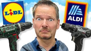 LIDL gegen ALDI - Parkside vs Ferrex Akkuschrauber Test | Werkzeug News 277