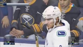 NHL 17 - Vancouver Canucks vs Buffalo Sabres | Gameplay (HD) [1080p60FPS]