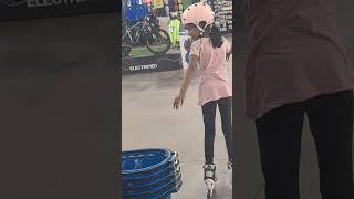 Trying Roller Skates @decathlon_india  #kochi #decathlon