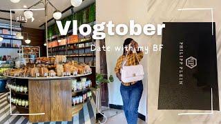 #VLOGTOBER Ep:1 & 2| DATE WITH MY BF, NEW HAIR, UNBOXING, RUNNING ERRANDS, CLOSET DECLUTTERING.