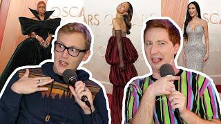 GAY COUPLE REACTS TO OSCARS 2025 RED CARPET LOOKS | All That or Fall Flat!