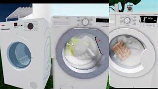 TOP 3 WASHER DESTRUCTIONS OF ALL TIME ! *unbalanced jumping spin* Candy, Beko, indesit LG Roblox