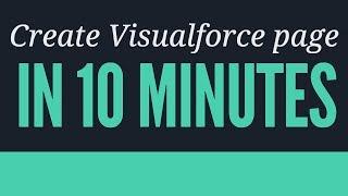 How to create a Data Entry form using VisualForce page in Salesforce | Trailhead | Tutorial