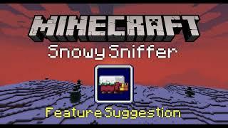 Snowy Sniffer - Suggestion for Minecraft 1.20