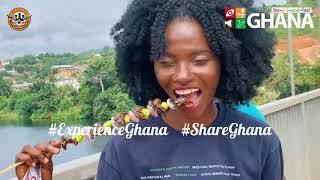 Akosua Shirley #EatGhana at Adomi Bridge Atimpoku