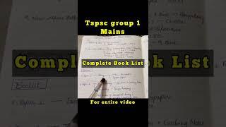 Tspsc group 1 mains Complete Booklist