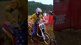 Ronnie Mac testing starts (?) on Honda CR500 2-Stroke Hillclimb Bike