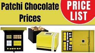 Patchi Chocolate Price in Uae 2024 | 250gm, 500gm, 1 Kg & 2 Kg Box Rates