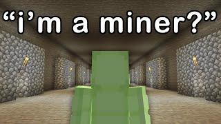 Minecraft but I join MINING CIVILIZATION