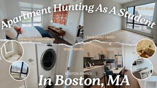 Apartment Hunting In Boston, MA As A Student  |  Touring 8 Units, Prices, Amenities & Dog Friendly