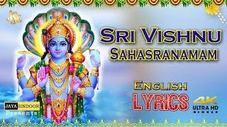 Vishnu Sahasranamam by MS Subbulakshmi with English Lyrics | EASY TO LEARN |Jayasindoor Divine Music