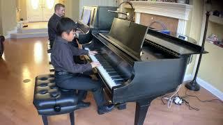 Bach Concerto No. 5 in F Minor, BWV 1056 - Leo Chen 10 year old