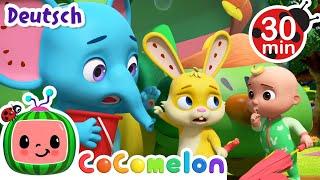 Bus Bade Lied  | CoComelon - JJ's Animal Time Deutsch | Cartoons und Kinderlieder