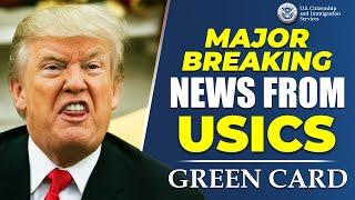 MAJOR Breaking News From USICS for Permanent Residency | I-485 | Green Card