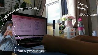 STUDY VLOG | Realistic & Productive days in my lifehere's some motivation