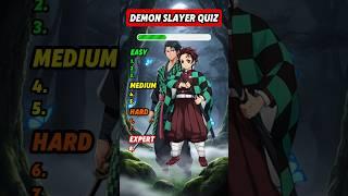 Demon Slayer Quiz – Only True Fans Can Get 100% #trivia #quiz