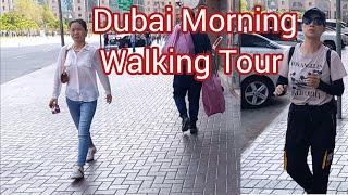 Dubai Morning Street Walking Tour | Beautiful Day Change Weather in Dubai 27 September 2023 Travel