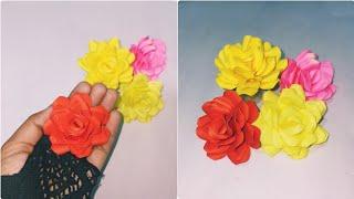 DIY Paper Flower | Paper Flower Craft | Craft ideas | Tamanna Art & Crafts |