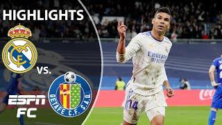 Casemiro and Lucas Vazquez score for Real Madrid vs. Getafe in win | LaLiga Highlights | ESPN FC