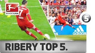 Franck Ribery - Top 5 Goals - Updated