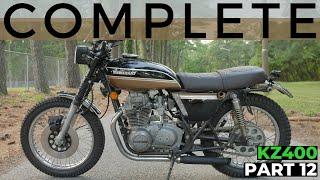 Kawasaki KZ400 Tracker Build - Part 12 : COMPLETED