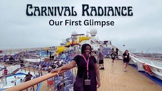 Sailing Dreams Begin: Our First Look at the Carnival Radiance!