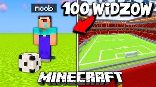 Dałem 100 WIDZOM GODZINE na zbudowanie NAJWIĘKSZEGO STADIONU w HISTORII MINECRAFT!