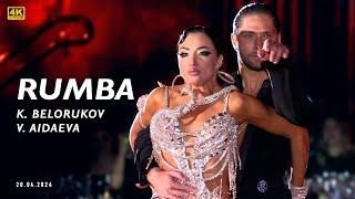 RUMBA | Kirill Belorukov - Valeria Aidaeva | Professional Latin | Kremlin Cup 2024 | 4K