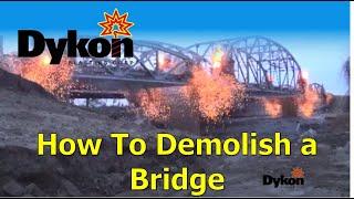 Dykon How to Demolish a Bridge - Highway 169 - Owasso, OK