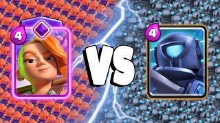 EVOLVED VALKYRIE VS MINI PEKKA - Clash Royale Challenge