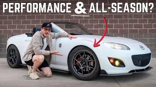 Trying Ultra-High Performance All-Season Tires On A Turbo Miata! Nokian Surpass AS01 Delivers