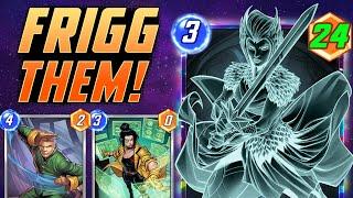 TRIPLE IRON MAN??? Frigga is scary in a Negative deck!