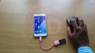 Samsung Galaxy J2 USB OTG Testing with Wireless Mouse | J2 OTG Support J2 6 | 2017 | MobileTutorial