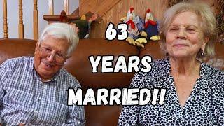 Hilarious old couple secret to 63 years married!