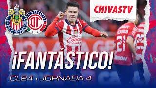 ¡Goolazo de Pável Pérez! | Chivas vs Toluca | J4 Clausura 2024