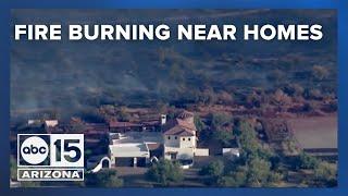 'Diamond Fire' burning near homes in north Scottsdale