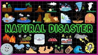 35 Natural Disaster Names for Kids - Learn Natural Disasters Names Vocabulary