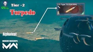 Type 73 (tier-2) Torpedo Gold Purchase| Damage Test | Nautical Gaming | #modernwarships