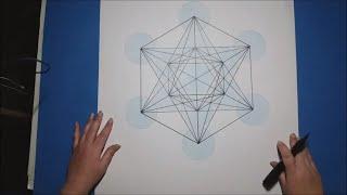 How To Draw The Fruit Of Life & Metatron's Cube with Artist Janette Oakman Sacred Geometry symbols