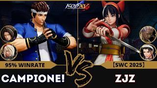 KOF XV️ CAMPIONE! (Duo Lon/Shingo/Ash) vs  ZJZ (Dolores/Nakoruru/Chizuru)️Replay Match - 12/24