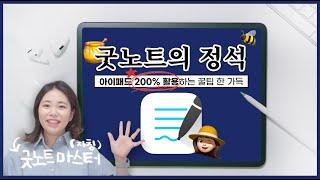 필수시청 아이패드 샀다면 가장 먼저 보세요! 굿노트 A to Z 사용법 완전정복  굿노트때문에 아이패드 산 사람이 다 알랴줌! 아이패드 뽕뽑아봐요! | Goodnotes5