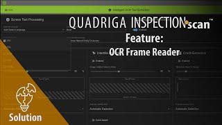 INSPECTIONscan feature: OCR Frame Reader