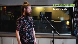 LCT 440 PURE - Male vocals - Sound samples by LEWITT