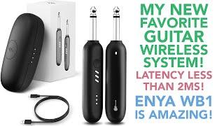 Enya WB1 Wireless Guitar System - Latency Test and Review With Enya Go Sonic Guitar