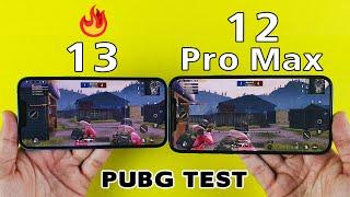 iPhone 13 vs iPhone 12 Pro Max PUBG TEST - A15 Bionic vs A14 Bionic PUBG MOBILE TEST